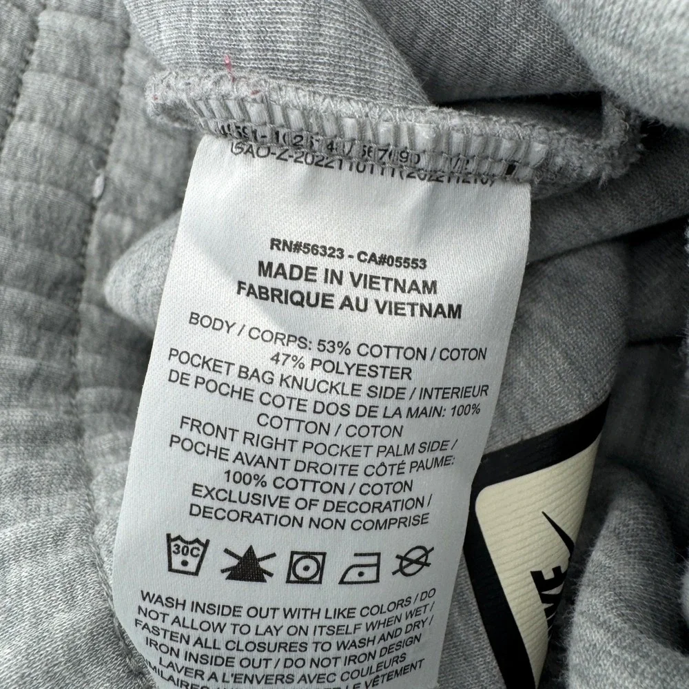 Nike Mens Sportswear Tech Fleece Jogger Pants Grey FB8330-063 Size M